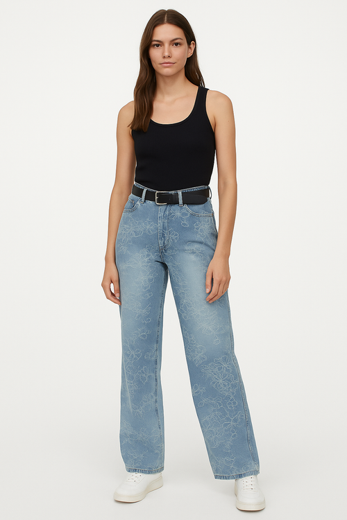 Women's Wide Leg Jeans